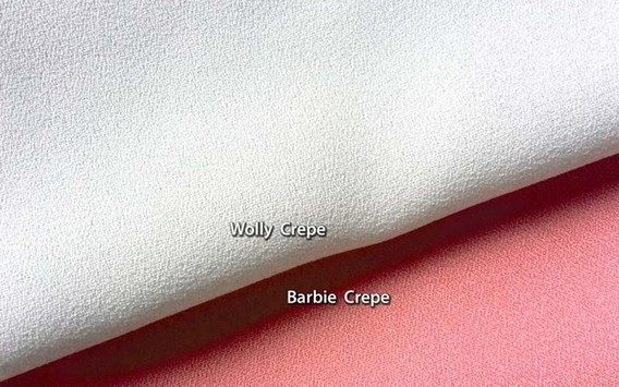 perbedaan kain woll crepe dan barbie crepe